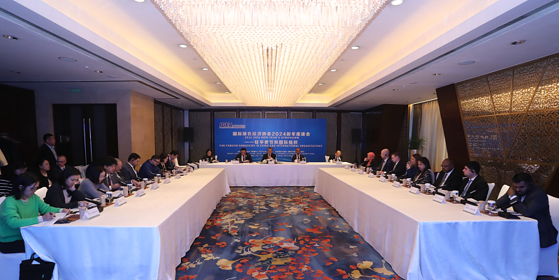 European Chamber Spoke at the 2024 IGEA New Year's Symposium for Foreign Embassies in China and International Organizations
